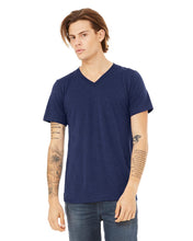 Load image into Gallery viewer, Vegas Royalty Triblend V-Neck Short Sleeve Tee