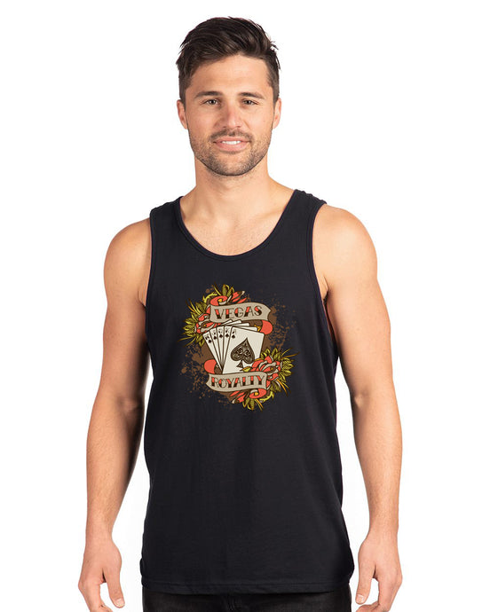 Vegas Royalty Royal Flush Men's Tank Top