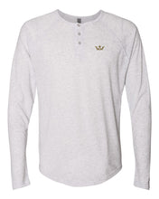 Load image into Gallery viewer, Vegas Royalty Crown Triblend Long Sleeve Henley