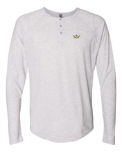 Load image into Gallery viewer, Vegas Royalty Crown Triblend Long Sleeve Henley