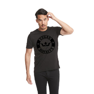 Vegas Royalty Emblem Unisex Poly Cotton Tee