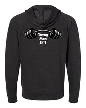 Load image into Gallery viewer, Young Man Sh*t Lightweight Loopback Terry Full Zip Hooded Sweatshirt