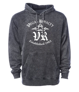 Vegas Royalty OG Logo Mineral Wash Unisex Hoody