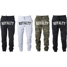 Load image into Gallery viewer, Vegas Royalty &#39;ROYALTY&#39; Fleece Joggers