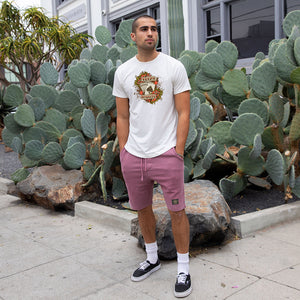 Vegas Royalty 'The Label" Pigment Dyed Unisex Fleece Shorts