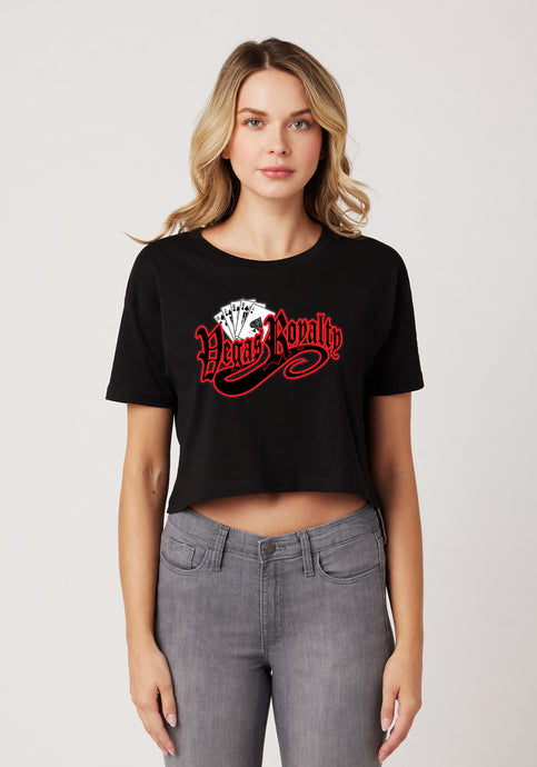 Vegas Royalty High Roller Women’s Crop Tee